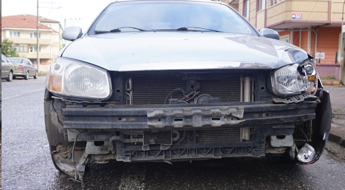 Iraklı mülteci motosikletiyle karıştığı kazada yaralandı