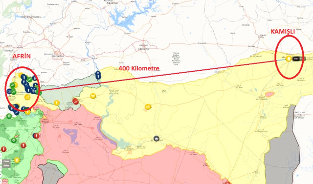 PYD'li Teröristler, Kamışlı'dan Nusaybin'e ateş açtı