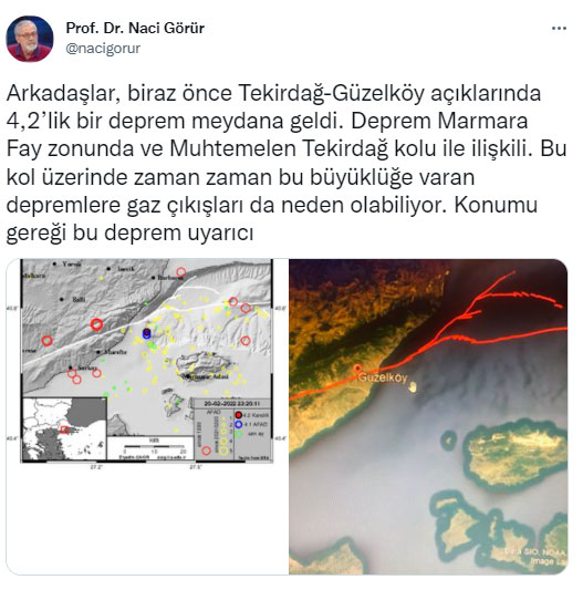 Marmara depremi sonrası Prof. Dr. Naci Görür'den korkutan uyarı