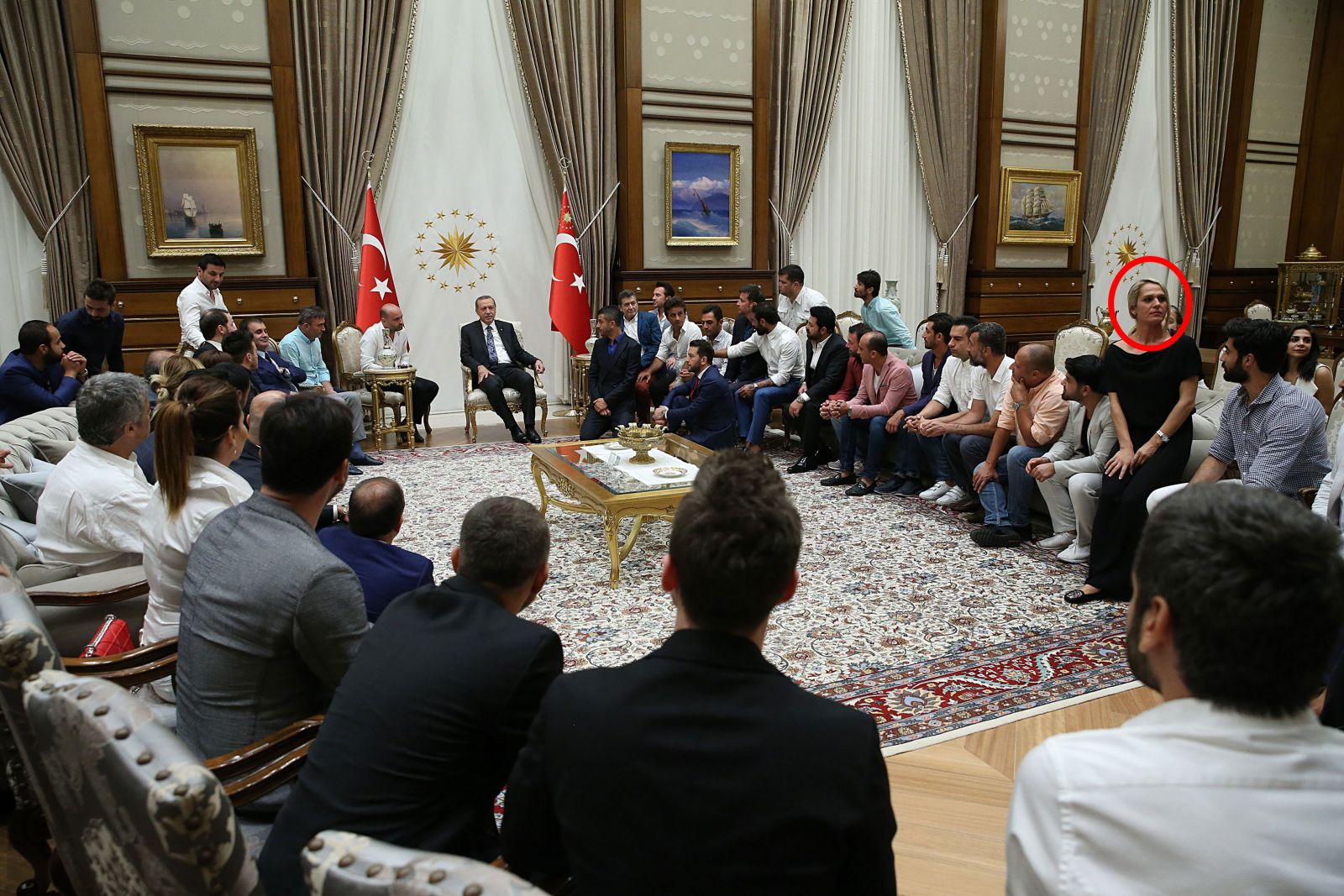 Cumhurbaşkanlığı Külliyesi'nde dikkat çeken isim