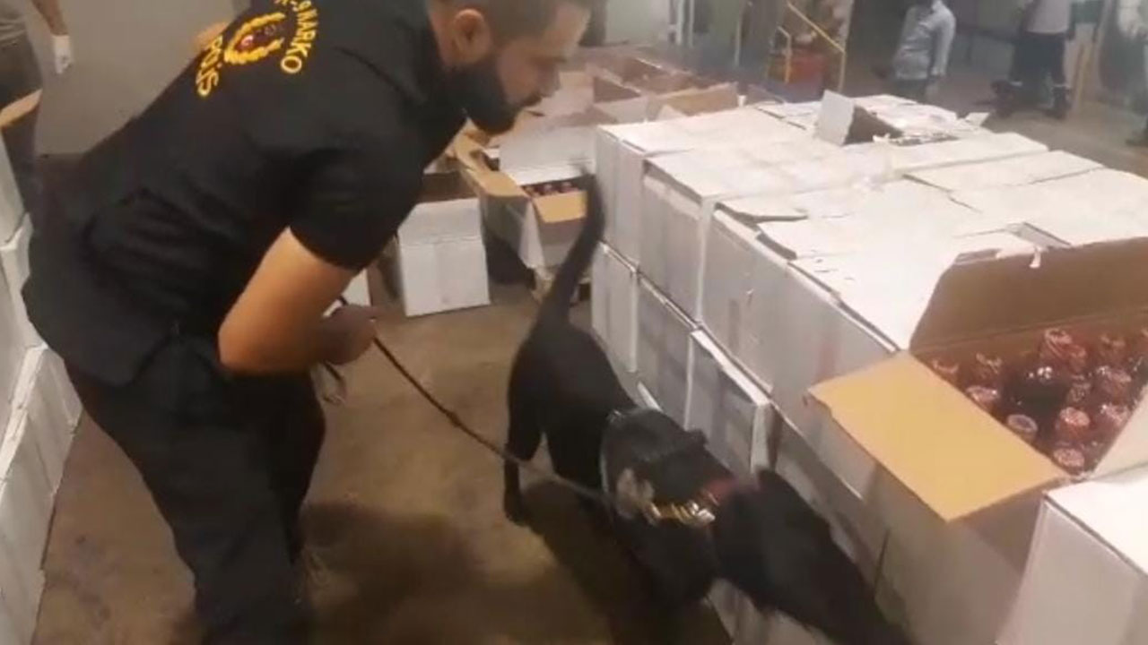 Hatay'da nar ekşisi şişelerinden 200 kilo uyuşturucu çıktı