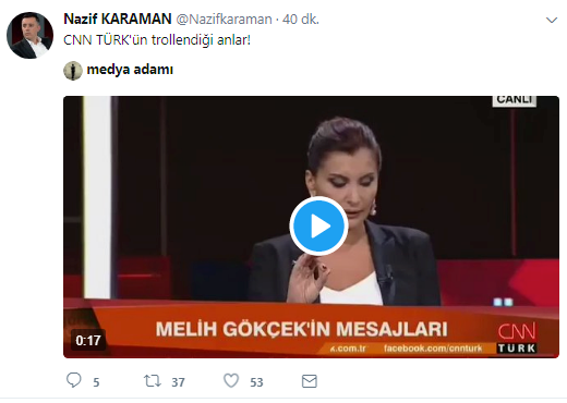 CNN Türk canlı yayınında Gökçek ile ilgili tarihî gaf!