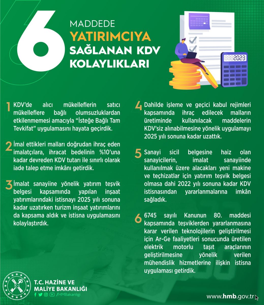 Bakan Nebati madde madde duyurdu! İşte devreye alınan vergi kolaylıkları Bakan Nebati madde madde duyurdu! İşte devreye alınan vergi kolaylıkları