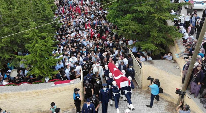 Nevşehir şehidini binlerce kişi uğurladı