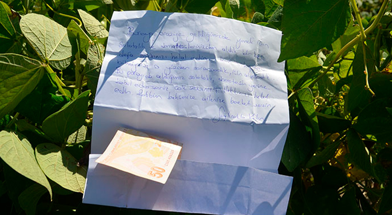 Poşet içerisinde not ve 50 lira bıraktılar… ‘İyi insanlar hala var' dedirten olay