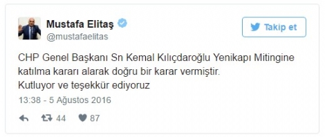 Kılıçdaroğlu'nun 'Yenikapı' kararı için ilk yorum!