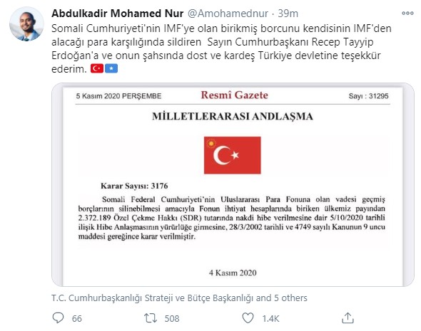 Dost ve kardeş Somali'ye Türkiye'den jest! Dost ve kardeş Somali'ye Türkiye'den jest!