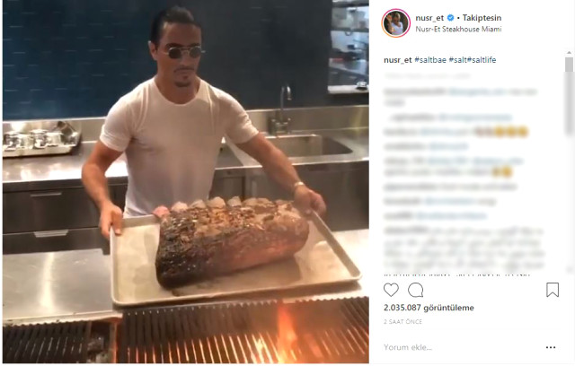 Nusret'in paylaşımı sosyal medyayı salladı