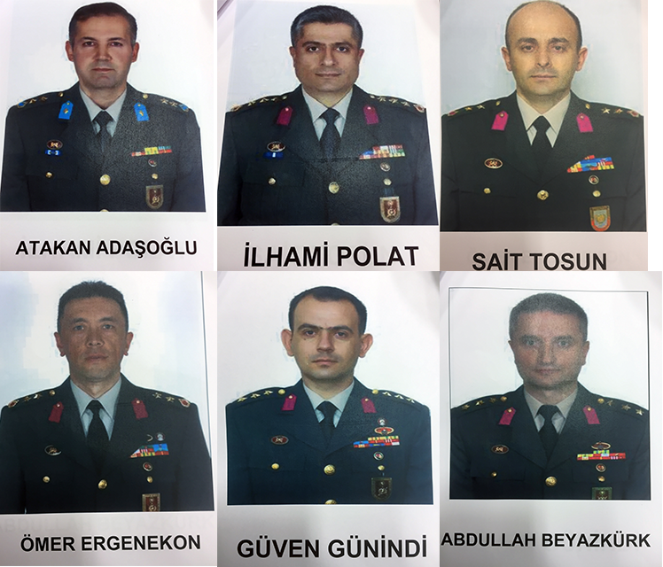 FETÖ'nün firari komutanlarının fotoğrafları basına dağıtıldı