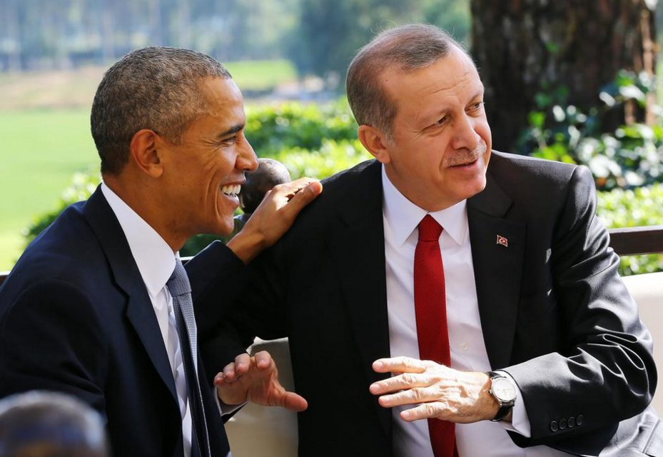 Obama - Erdoğan görüşmesinden kareler