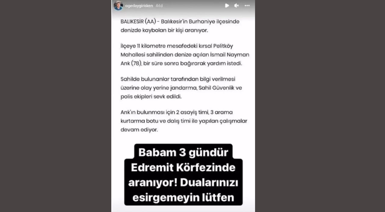 Survivor yarışmacısı Ogeday’ın babasının kaybolduğu iddiası ortalığı karıştırdı! Beklenen açıklama geldi