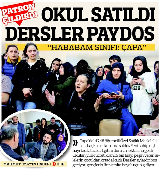 Okul kanunsuz satılmış!