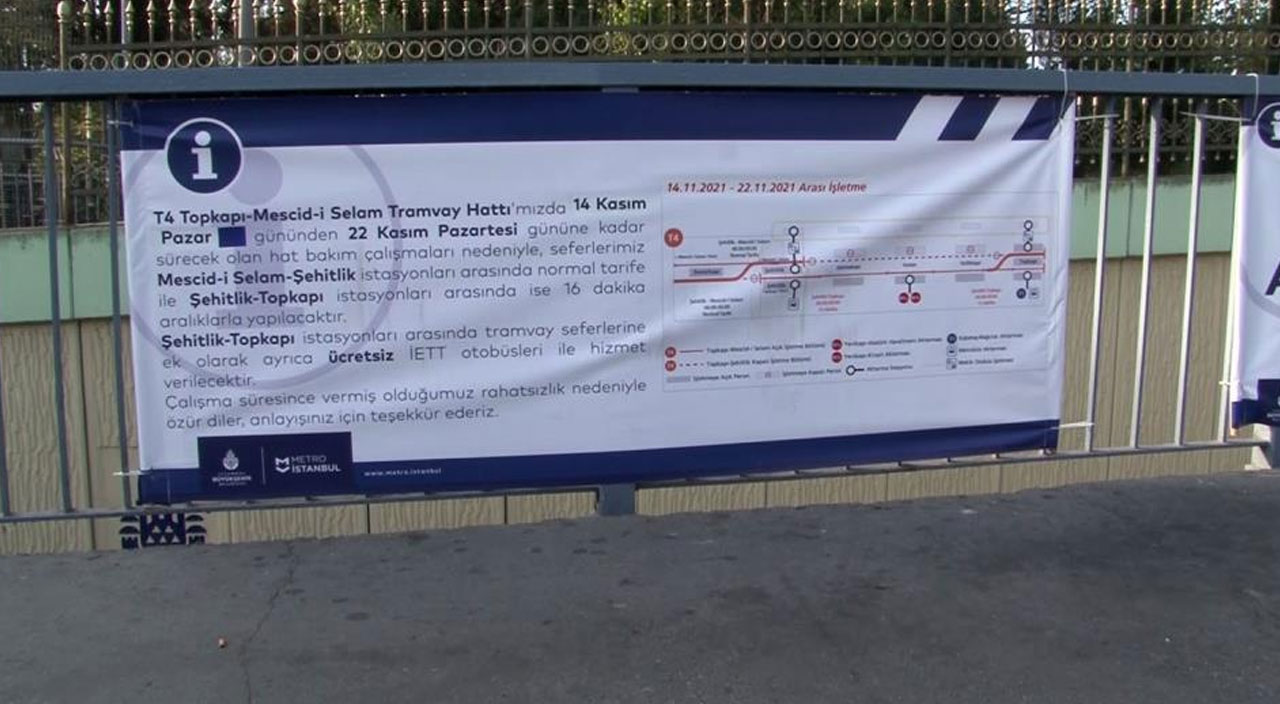 İBB’nin tramvay çalışması nedeniyle vatandaşlar zor anlar yaşadı