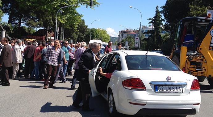 Ordu'da kaza:2 yaralı