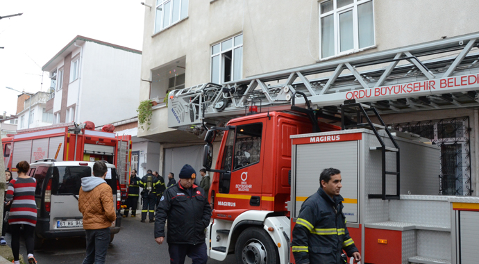 Ordu’da ev yangını: 2 hafif yaralı