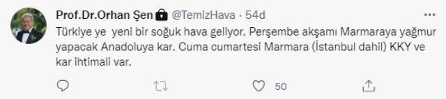 Meteoroloji İstanbul için bir kez daha tarih verdi: Yeni dalga kapıda (14 Mart 2022 hava durumu)