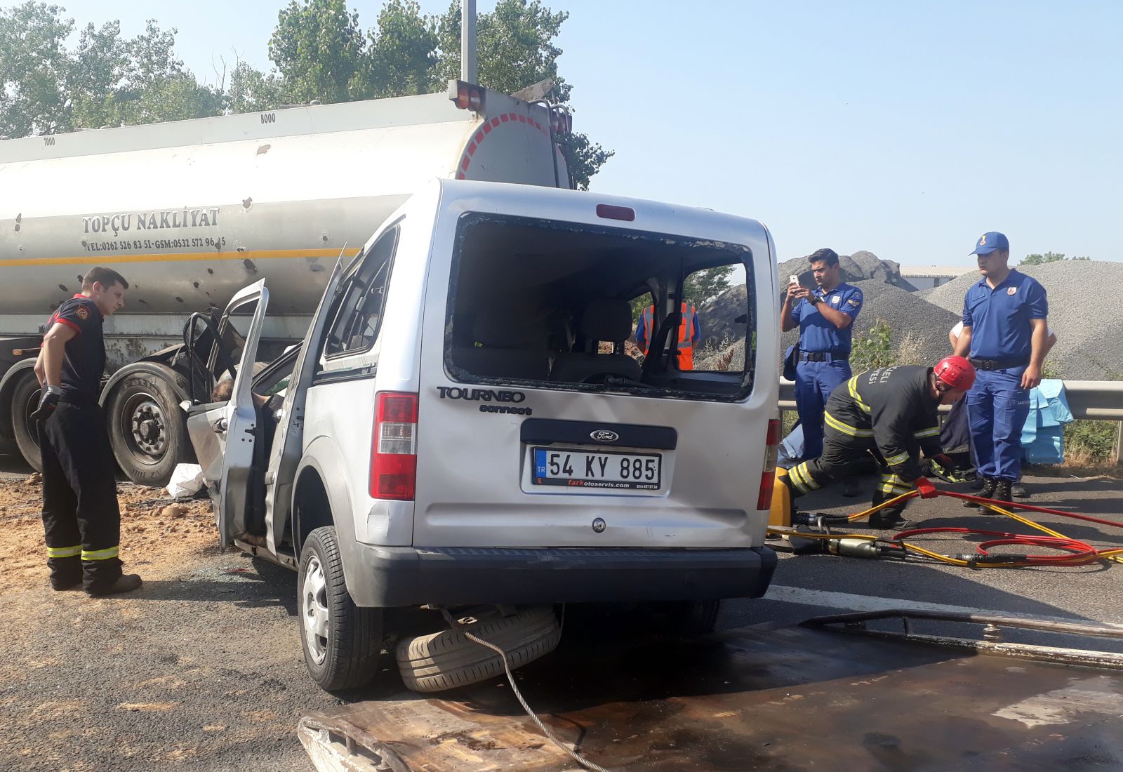 Osmangazi Köprüsü girişinde kaza: 2 ölü