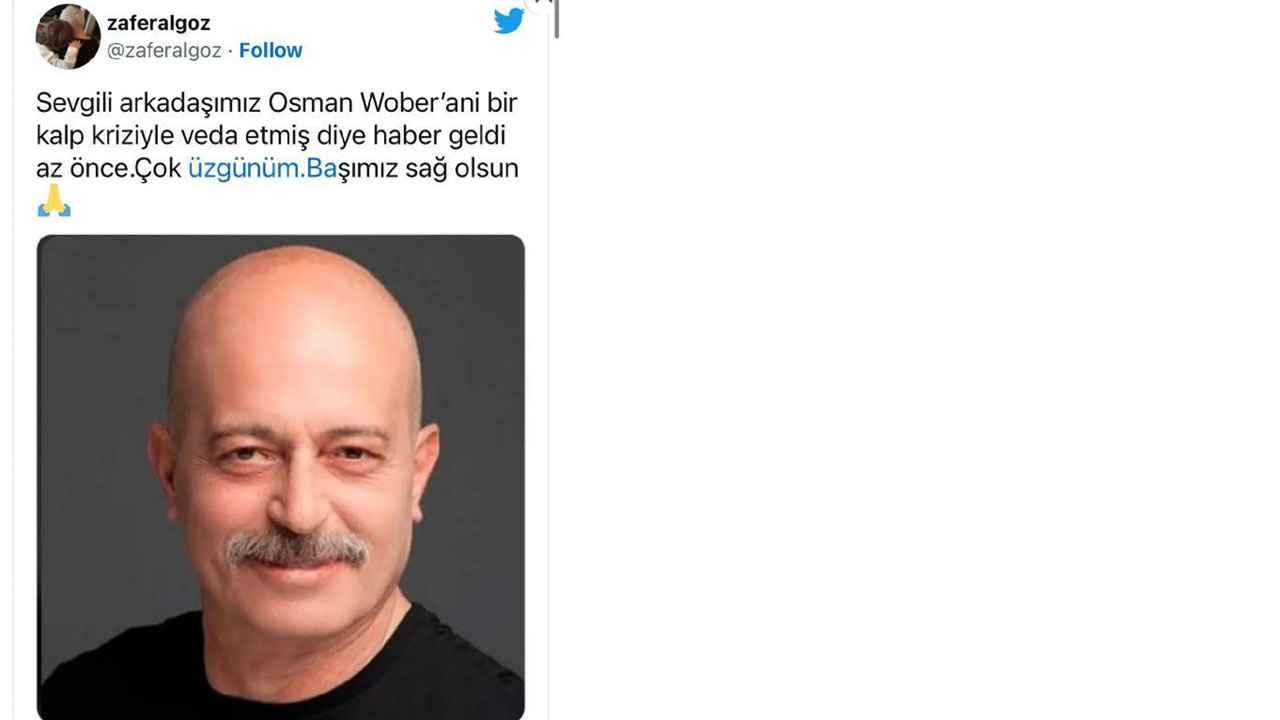 Kurtlar Vadisi'nin 'Deve Tuncay'ı Osman Wöber hayatını kaybetti