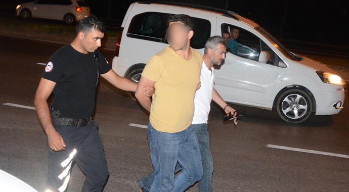 Otobüste askeri personel operasyonu