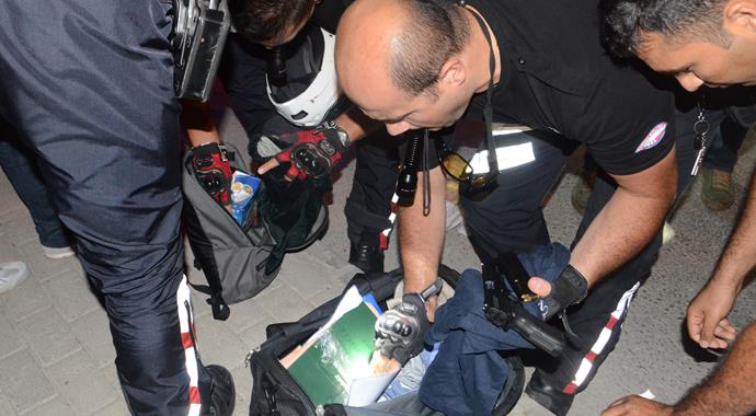Otobüste askeri personel operasyonu