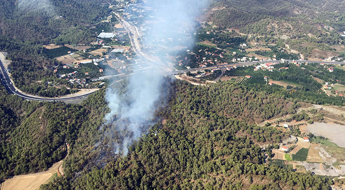 Fethiye'de orman yangını! Alevler her geçen dakika büyüyor