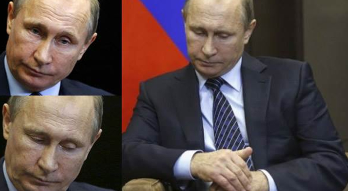 Uçak düşürüldükten sonra Putin Uçak düşürüldükten sonra Putin