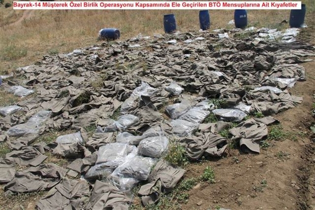 PKK sığınakları imha edildi