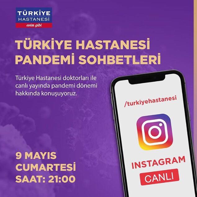 Türkiye Hastanesi doktorları canlı yayında