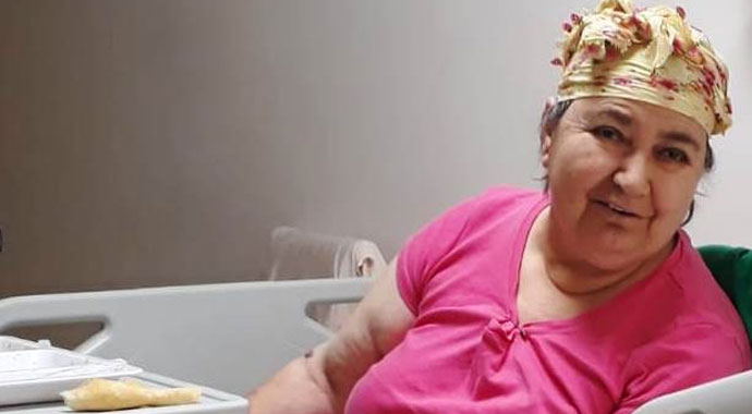 Pansuman için gittiği hastanede öldü