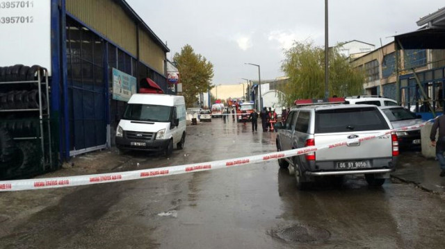 Ankara'da iş yerinde patlama:  2 ölü, 3 yaralı