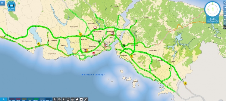 İstanbul boşaldı! İşte trafik yoğunluk oranı