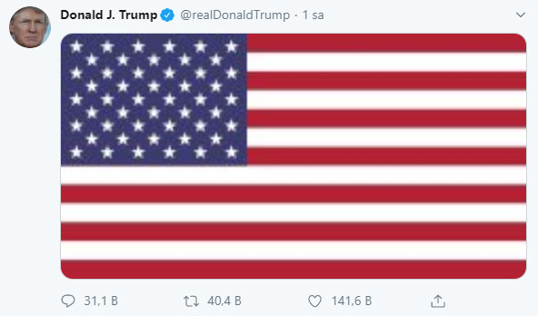 Trump'tan dikkat çeken tweet