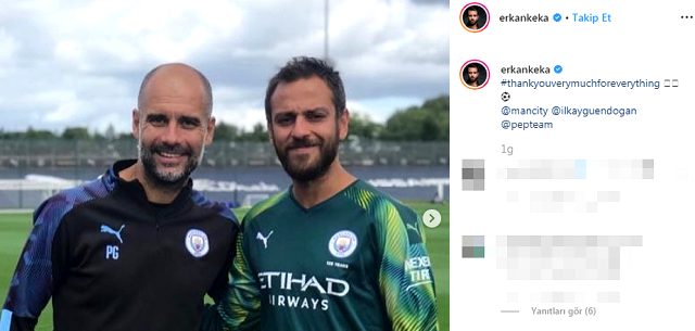 Erkan Kolçak Köstendil, Manchester City idmanında