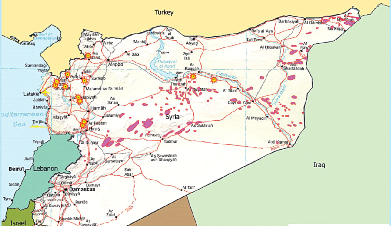 Sınır hattı petrol denizi: Beş şehir için arama izni verildi
