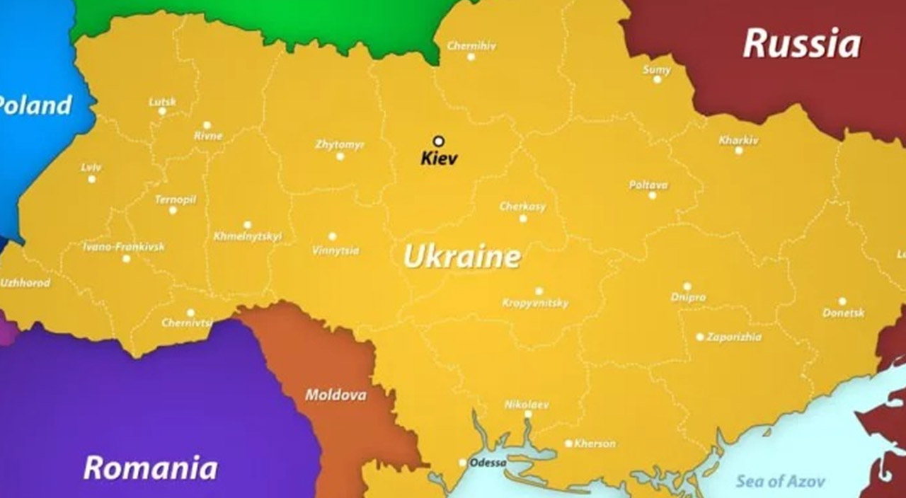 Rus siyasetçiden tepki çeken harita paylaşımı:Ukrayna'yı böyle bölüşecekler Rus siyasetçiden tepki çeken harita paylaşımı:Ukrayna'yı böyle bölüşecekler