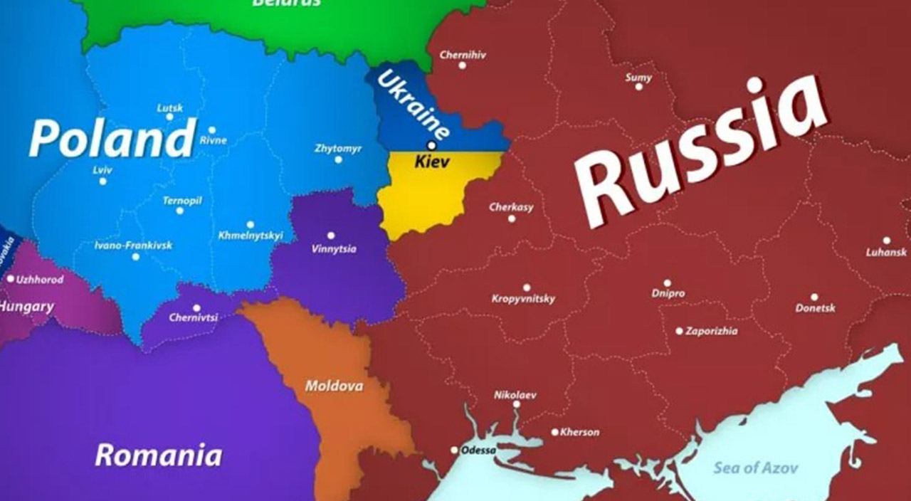 Rus siyasetçiden tepki çeken harita paylaşımı:Ukrayna'yı böyle bölüşecekler