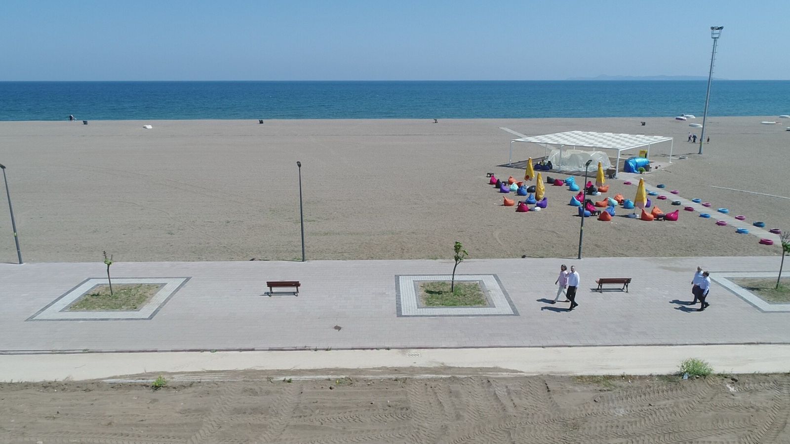 Çalışmalar sona geldi...Tamamlandığında Türkiye'nin en uzun plajı olacak