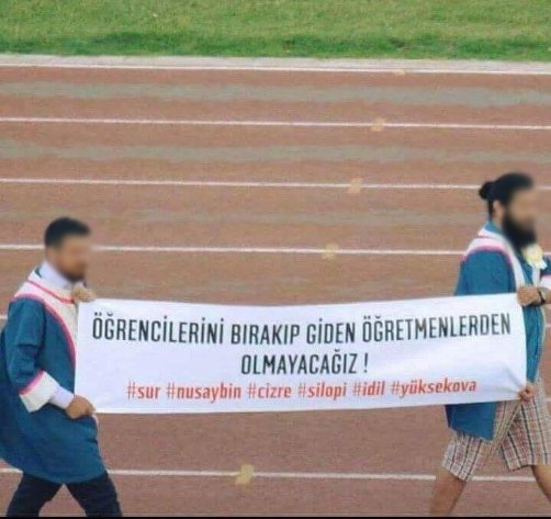 Mezuniyet töreninde skandal terör propagandası