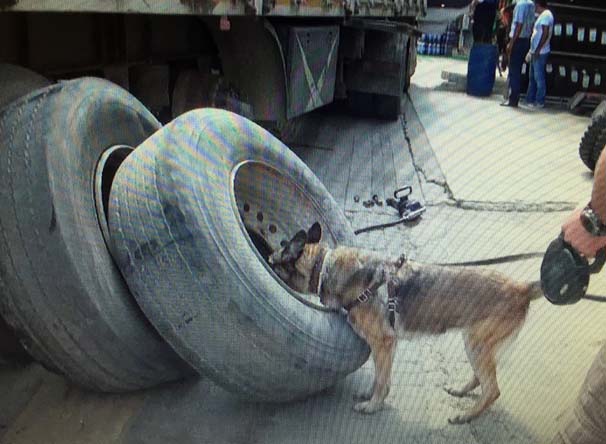 Polis esrarı bulmak için lastikçi oldu