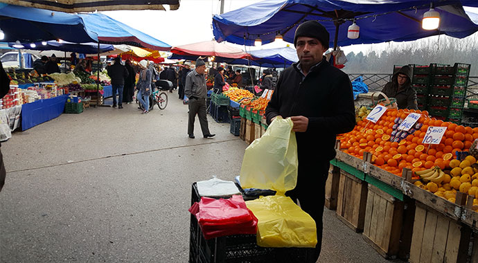 Poşet; markette 25, tezgahta 10 kuruş