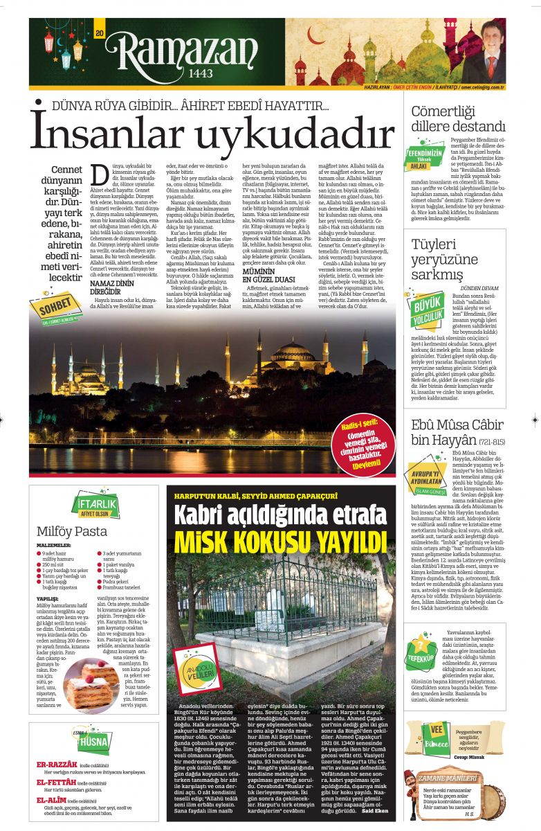 İnsanlar uykudadır