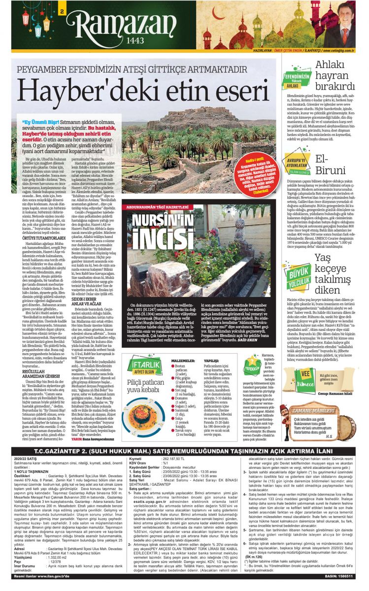 Hayber'deki etin eseri