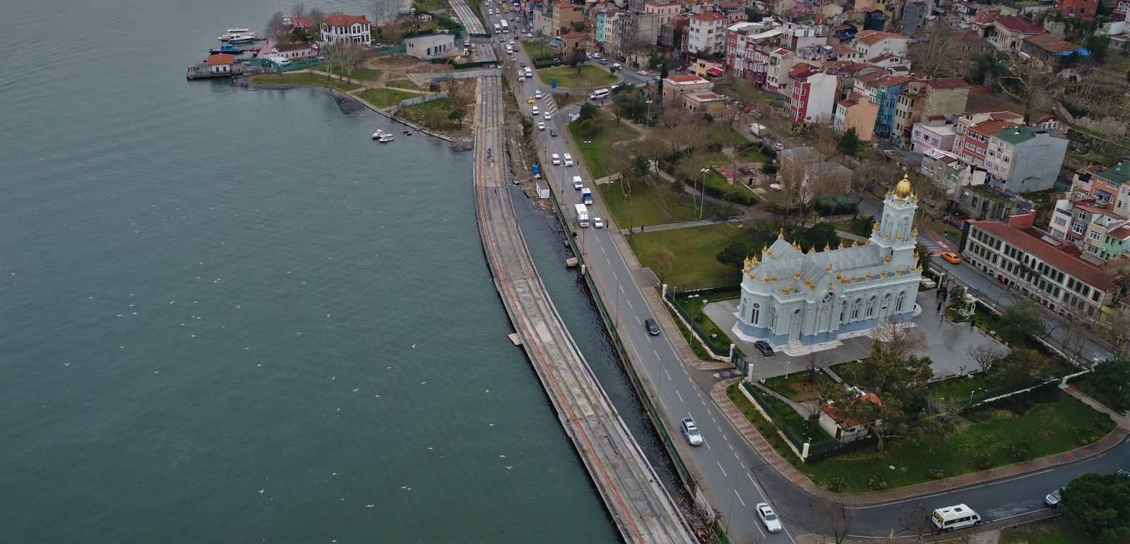 Eminönü Alibeyköy tramvay hattının rayları yerleştiriliyor! Seyahat süresi 35 dakika sürecek...