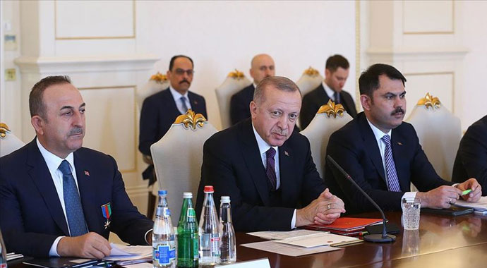 Cumhurbaşkanı Erdoğan: Hedef Türkiye-Azerbaycan ticaret hacmini 15 milyar dolara çıkarmak