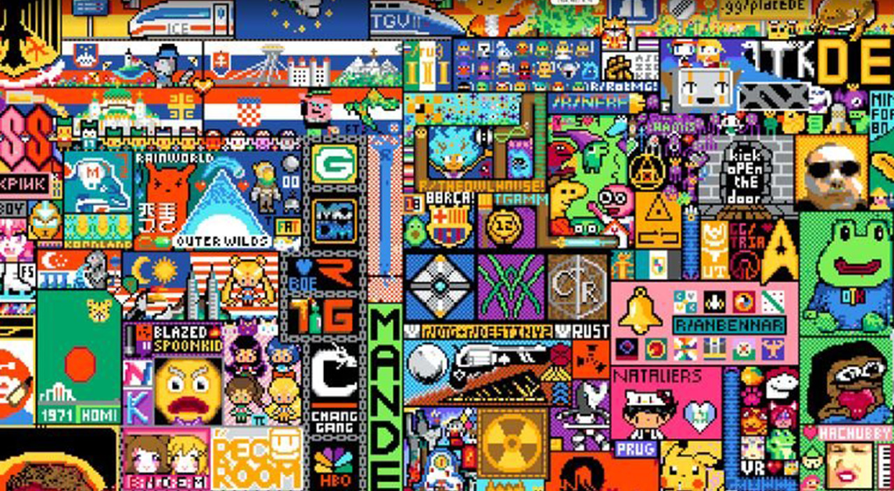 Türk bayrağı ve Atatürk portresi damga vurdu! Reddit R Place'da dev resim