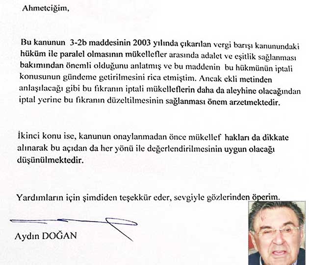 Aydın Doğan'ın yargıya müdahalesi!