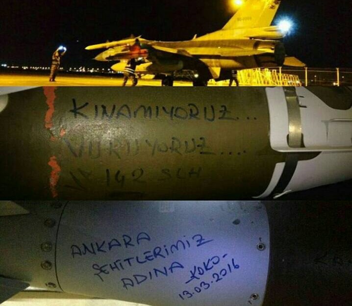 Hava Kuvvetleri'nden PKK'ya mesaj