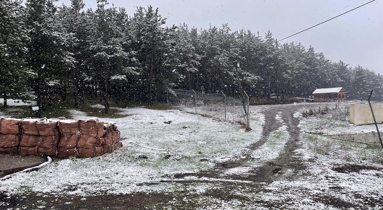 Bir şehir bayrama kar ile uyandı!