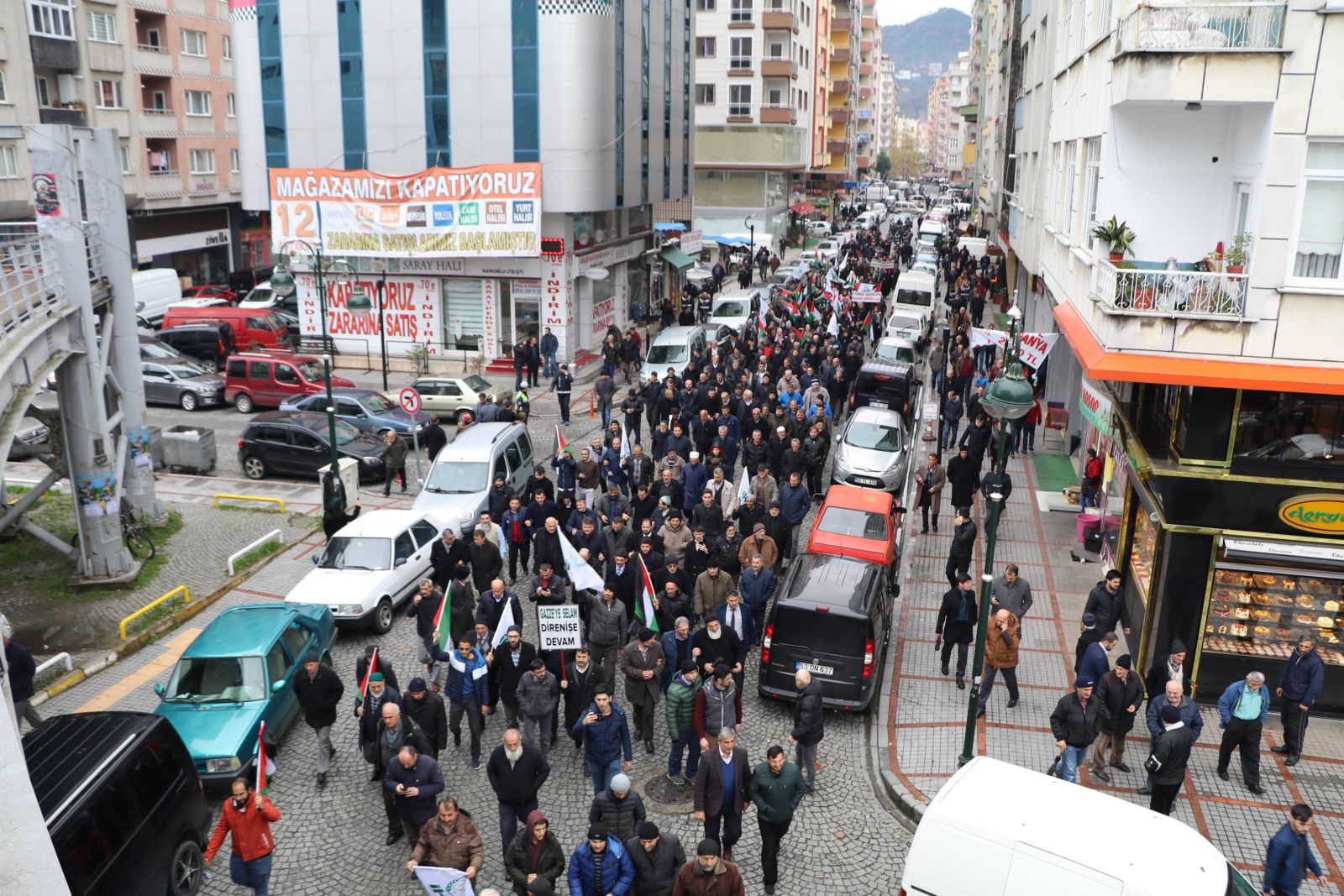 Erdoğan'ın memleketi Kudüs için ayakta