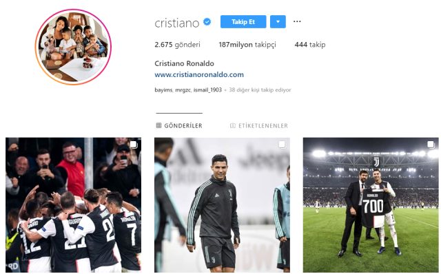 Ronaldo'nun instagram kazancı maaşına fark attı